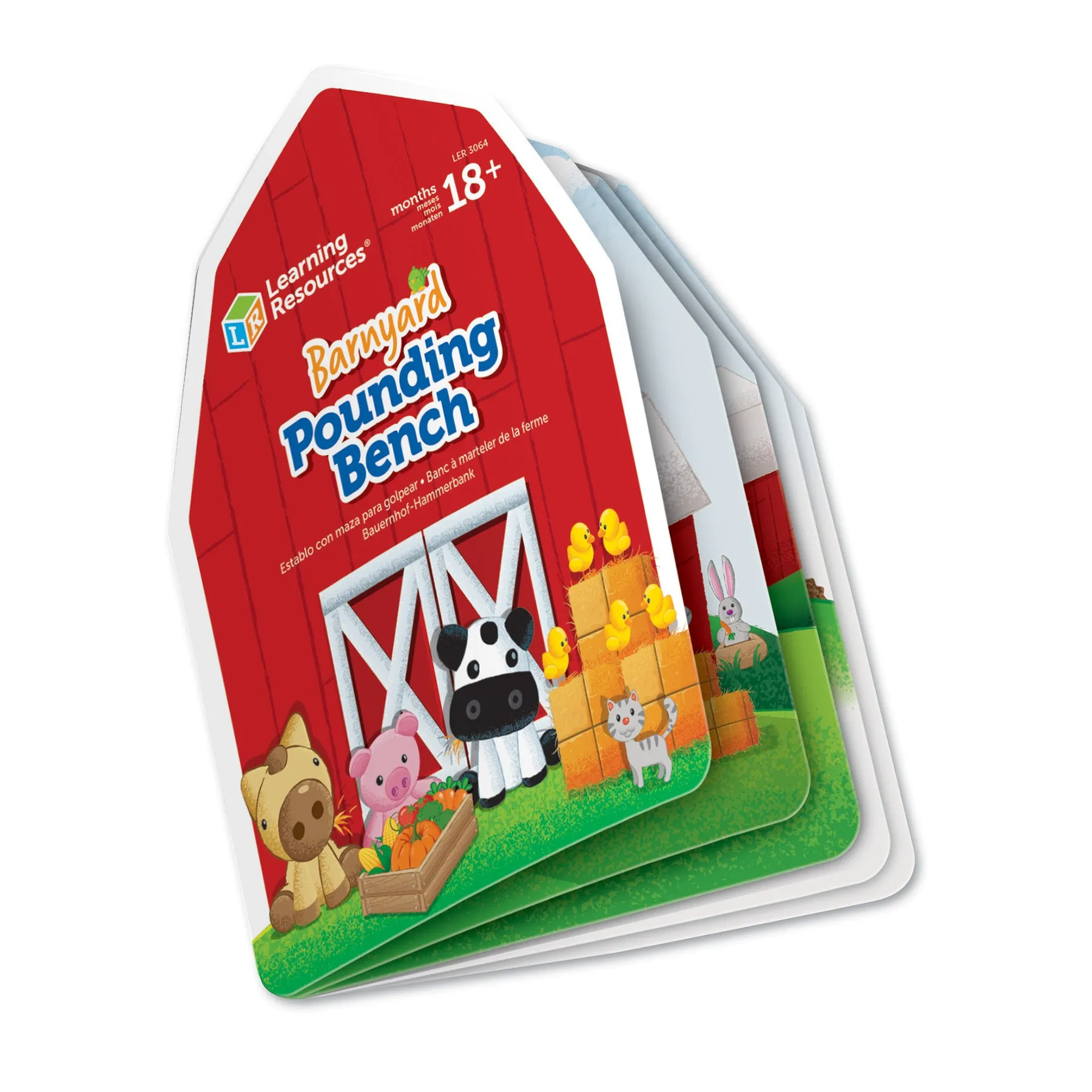 Learning Resources Barnyard Pounding Bench – Dual-Themed Educational Toy