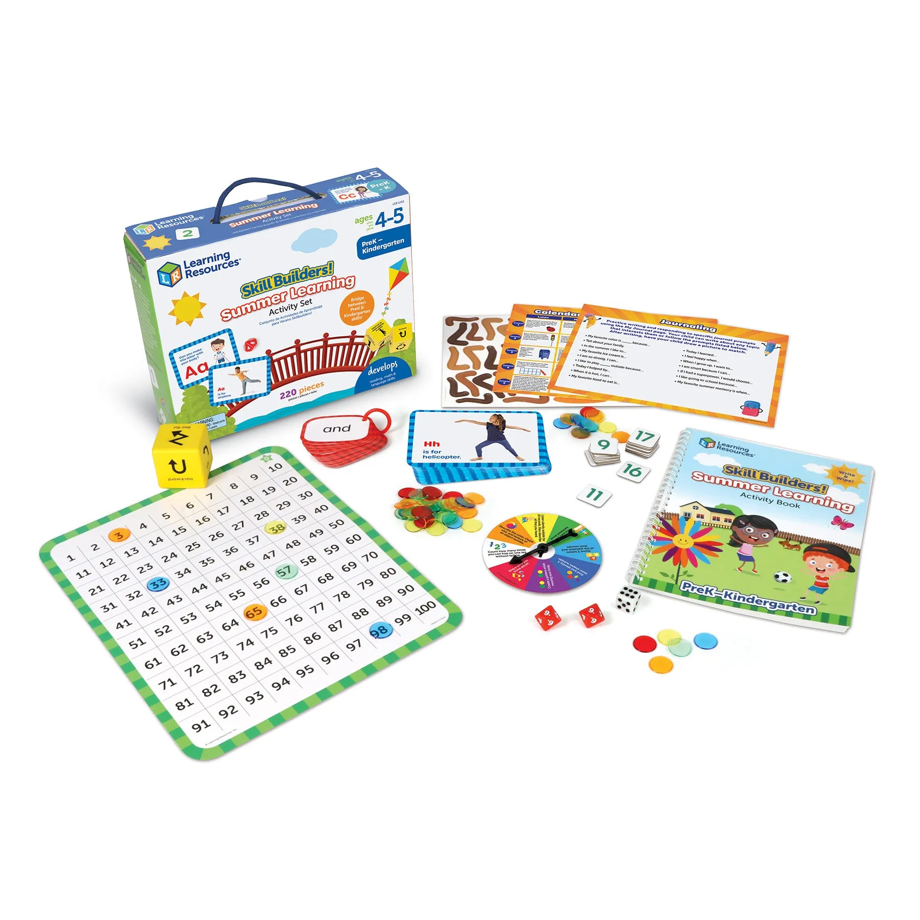 Learning Resources Skill Builders - Summer Activity Set - PreK to K