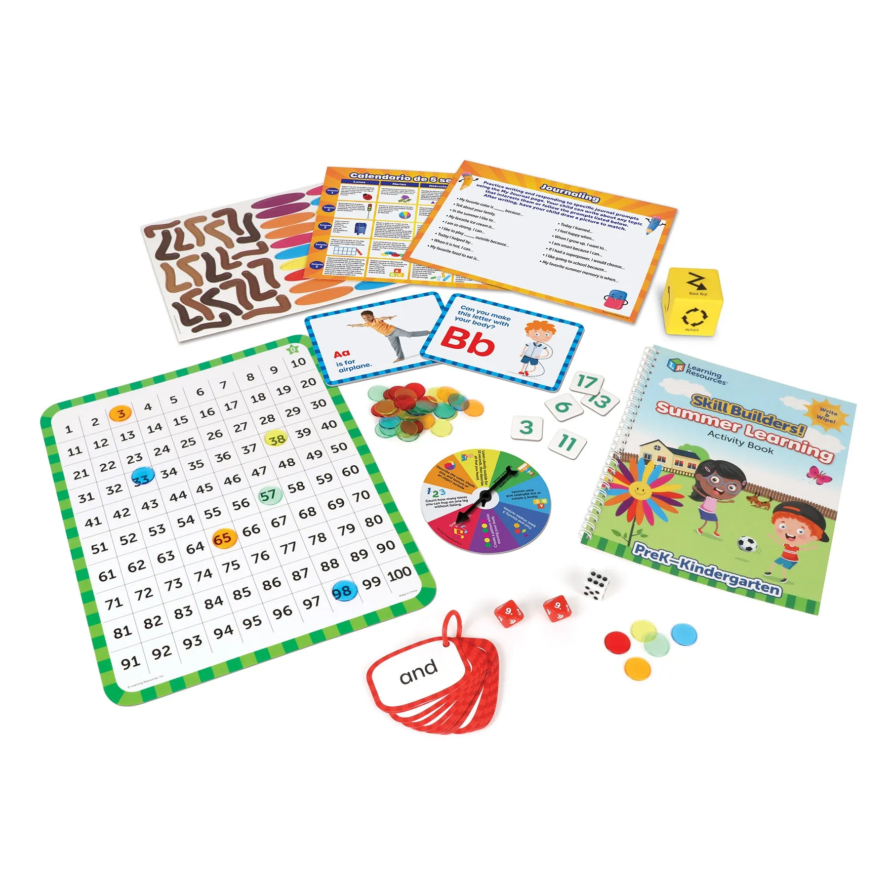Learning Resources Skill Builders - Summer Activity Set - PreK to K