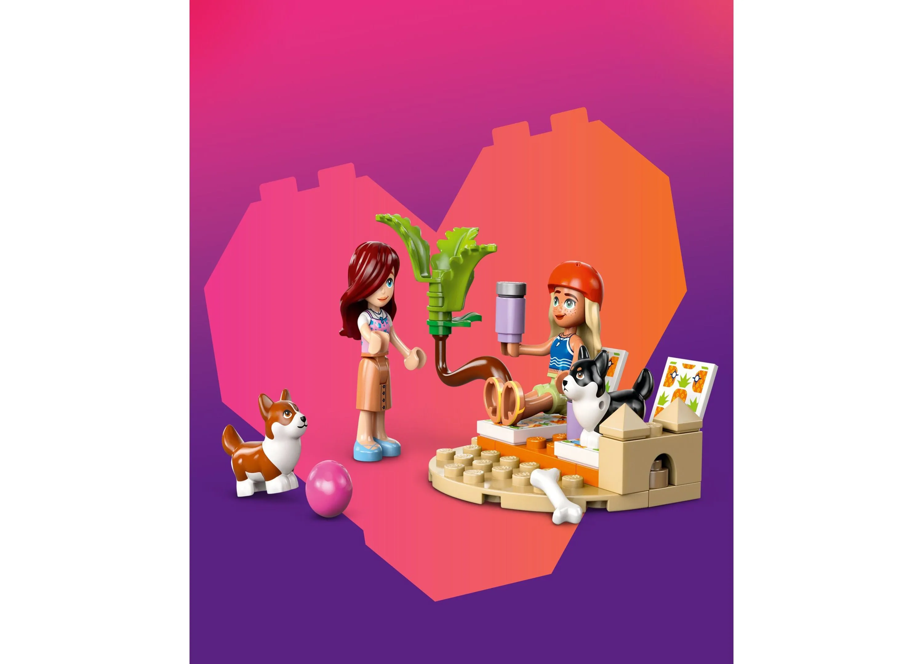 LEGO Friends Surfing Dogs & Scooter Adventure Set - 113 Pieces