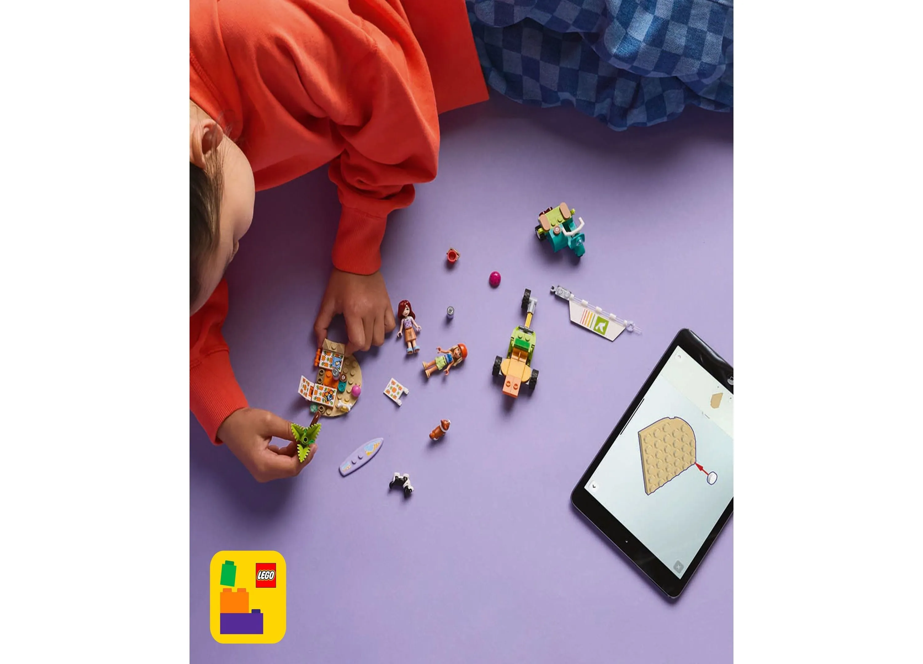 LEGO Friends Surfing Dogs & Scooter Adventure Set - 113 Pieces
