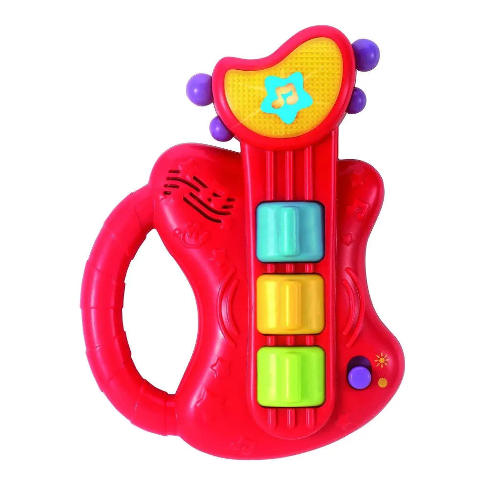 Little Virtuoso Mini Band 4-Piece Musical Toy Set with Light & Sound Guitar