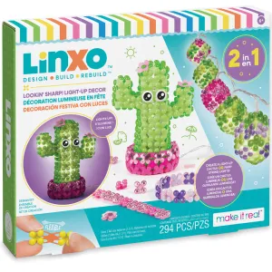 Make It Real LinXo Lookin' Sharp! Light-Up Decor 294pc DIY Craft Kit