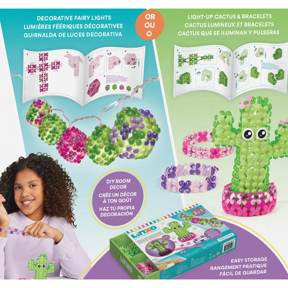 Make It Real LinXo Lookin' Sharp! Light-Up Decor 294pc DIY Craft Kit