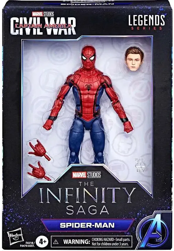 Marvel Legend Captain America: Civil War The Infinity Saga Spider-Man Action Figure