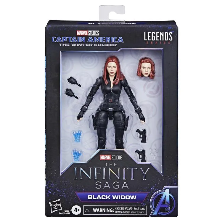 Marvel Legend Captain America The Winter Soldier The Infinity Saga Black Widow Action Figure