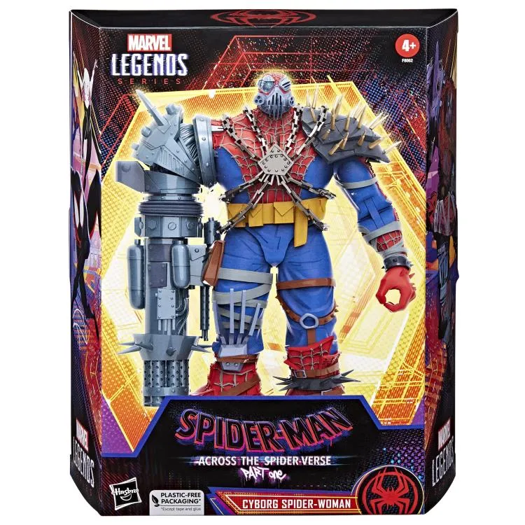 Marvel Legend Spider-Man: Across the Spider-Verse Deluxe  Cyborg Spider-Woman Action Figure