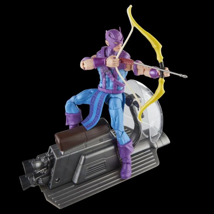 Marvel Legends 60th Anniversary Avengers Beyond Earth's Mightiest Hawkeye with Sky-Cycle Action Figure