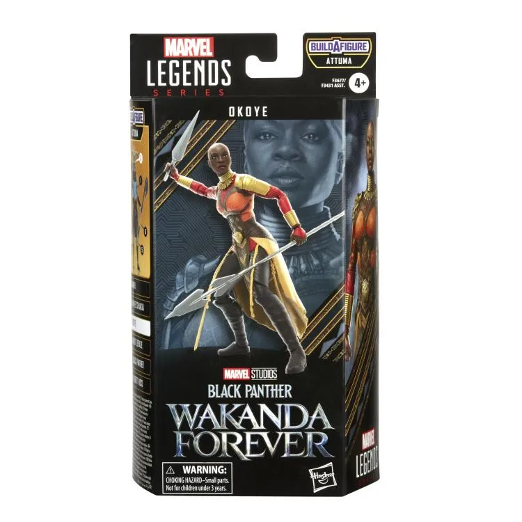 Marvel Legends Black Panther Wave 2 Okoye (BAF Attuma) Action Figure