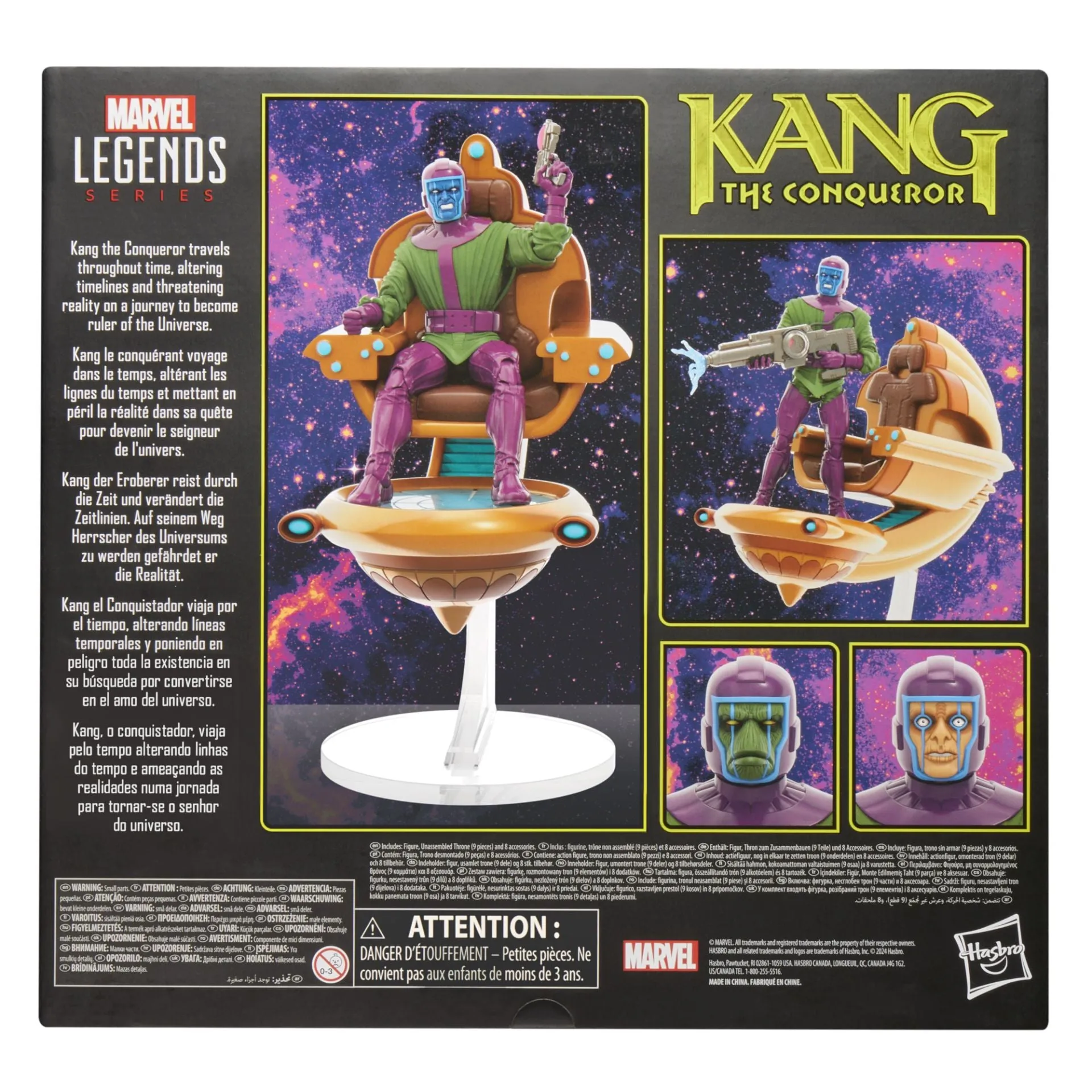 Marvel Legends Kang the Conqueror Comics Collection Exclusive Action Figure