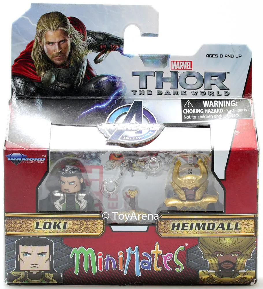Marvel Minimates Series 53 Loki and Heimdall 2-Pack Action Figure