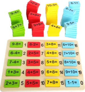 Math Number Tiles Educational Toy