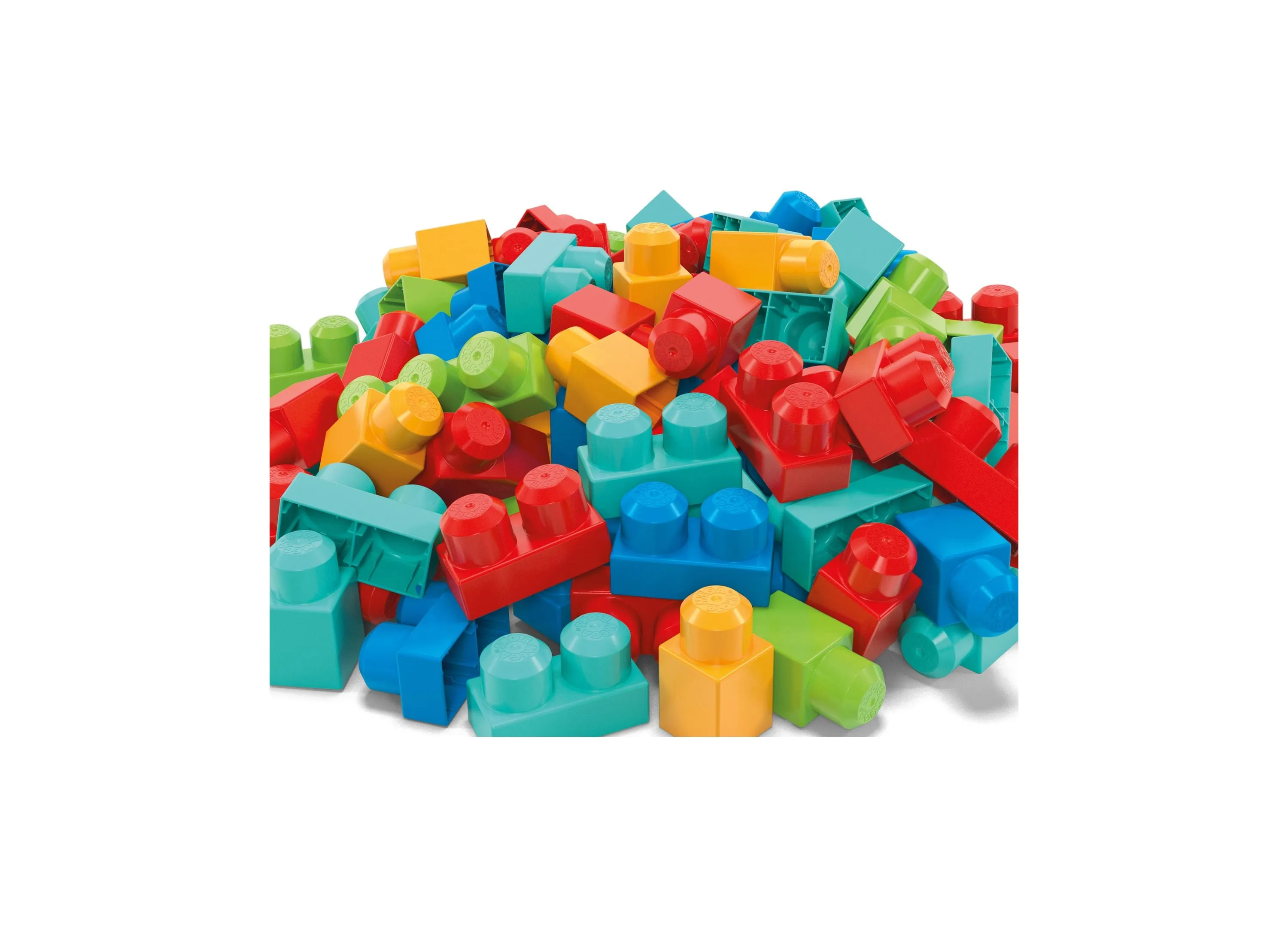Mega Bloks Fisher-Price 100-Piece Big Box of Blocks - Colorful Building Toy