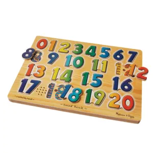 Melissa & Doug® Number Sound Puzzle - 21 PC