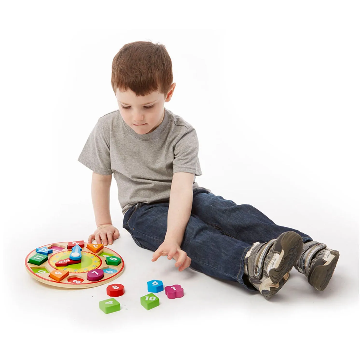 Melissa & Doug Shape Sorting Clock - Interactive Educational Toy
