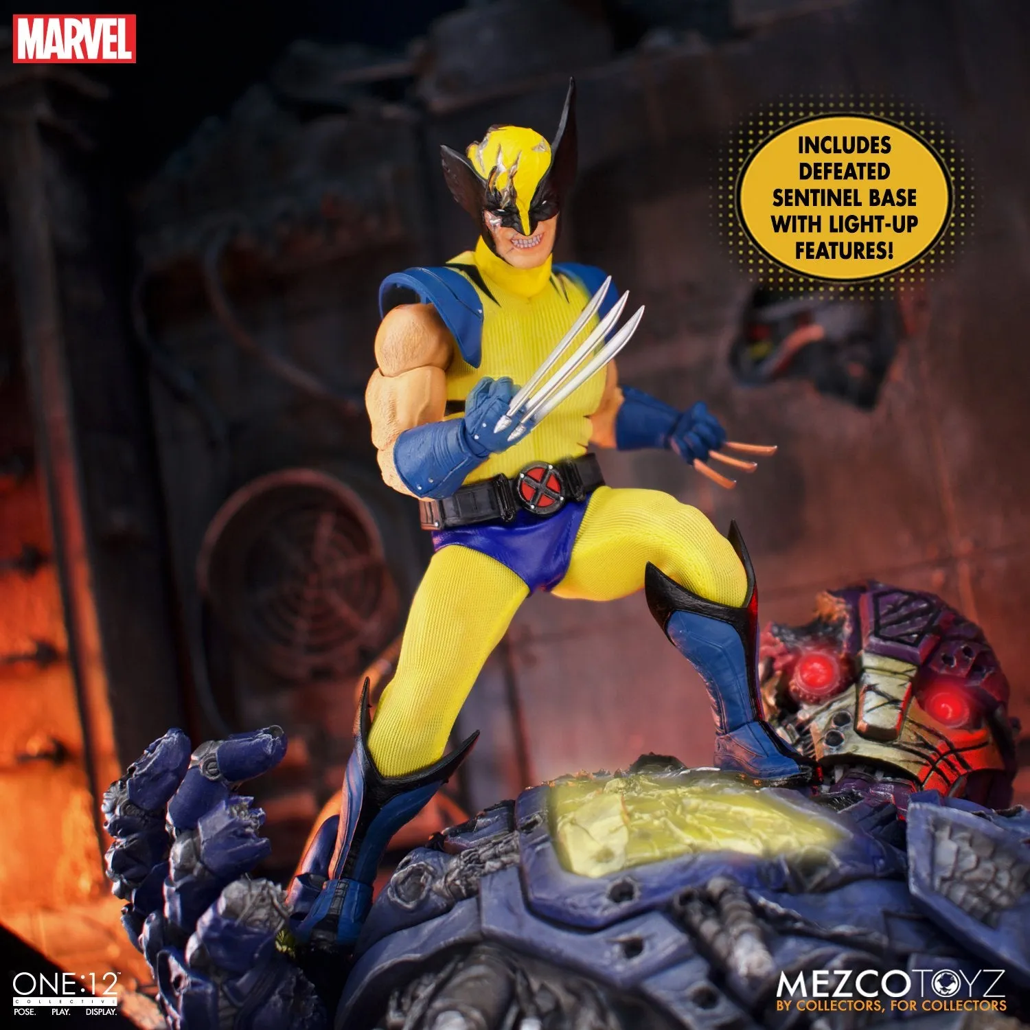Mezco Toyz One:12 Collective Marvel - Wolverine - Deluxe Steel Box Edition