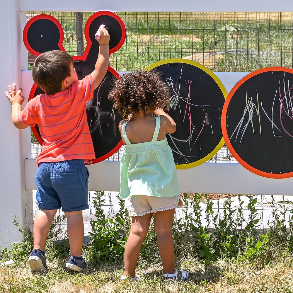 Multiple-Panel Outdoor Chalkboard | Giant Caterpillar