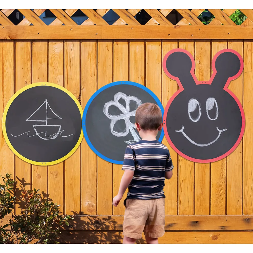 Multiple-Panel Outdoor Chalkboard | Giant Caterpillar