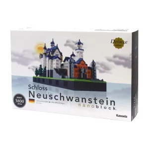 Nanoblock Deluxe Schloss Neuschwanstein Castle Building Set - 5800 Pieces