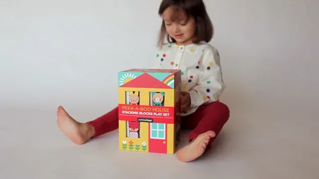 Peek-A-Boo House Stacking Blocks Play Set