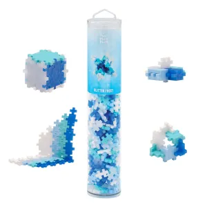 Plus-Plus Open Play Tube - Glitter Frost Mix - 240 pcs Construction Set for Ages 5 