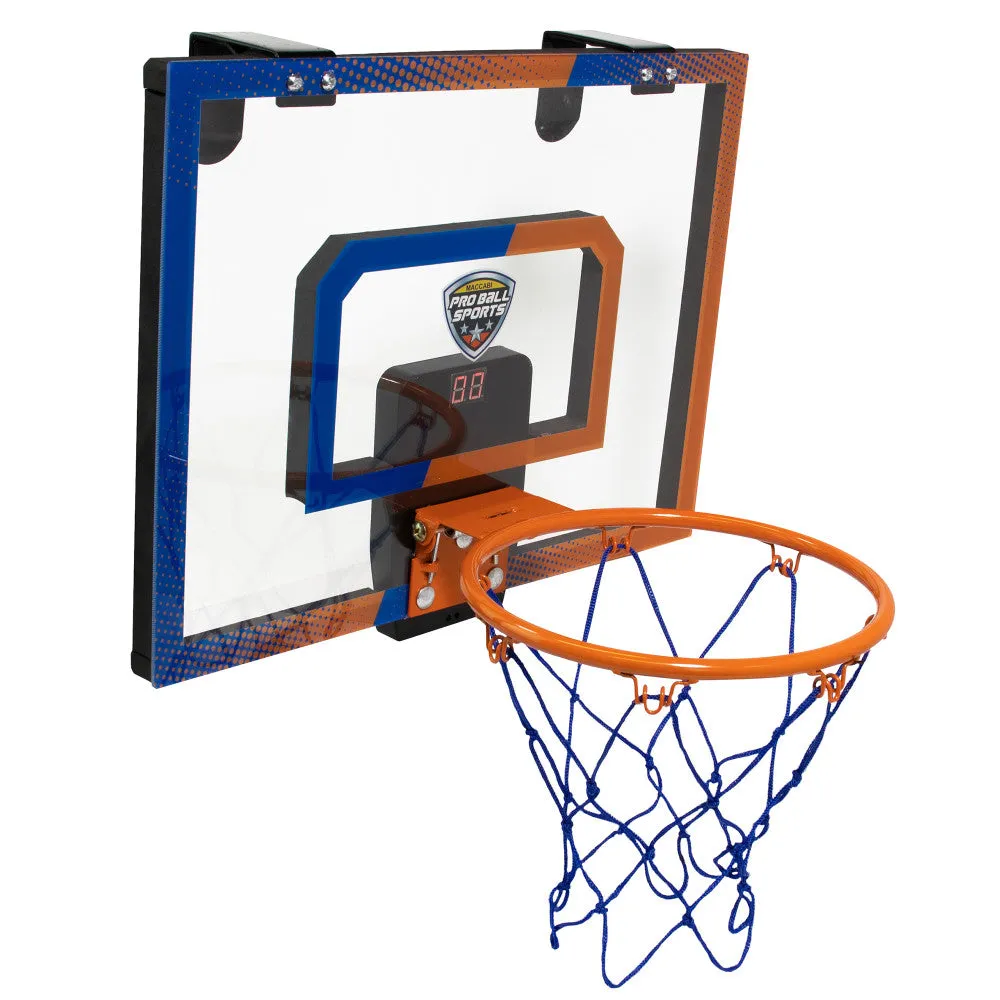Pro Ball Electronic Over-the-Door Basketball Hoop Game