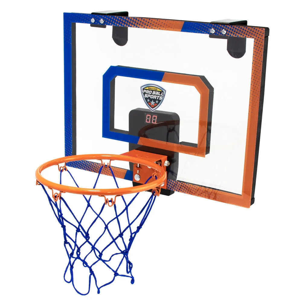 Pro Ball Electronic Over-the-Door Basketball Hoop Game