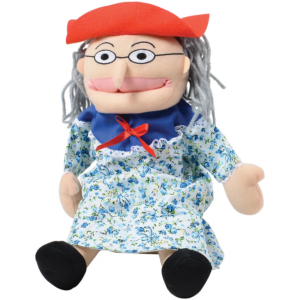 "Old Lady Who Swallowed a Fly" Storytelling Doll & Animal Finger Puppet Set*
