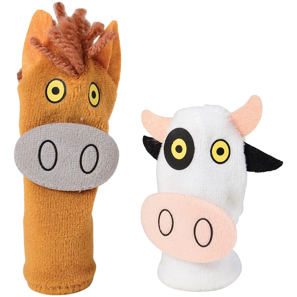 "Old Lady Who Swallowed a Fly" Storytelling Doll & Animal Finger Puppet Set*