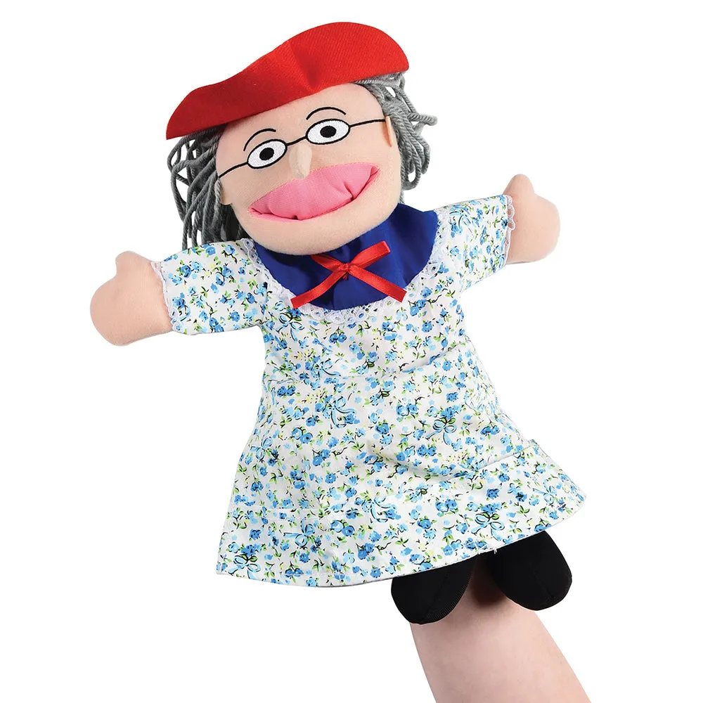 "Old Lady Who Swallowed a Fly" Storytelling Doll & Animal Finger Puppet Set*