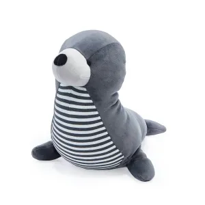 "seamore" Stuffed Seal In Grey