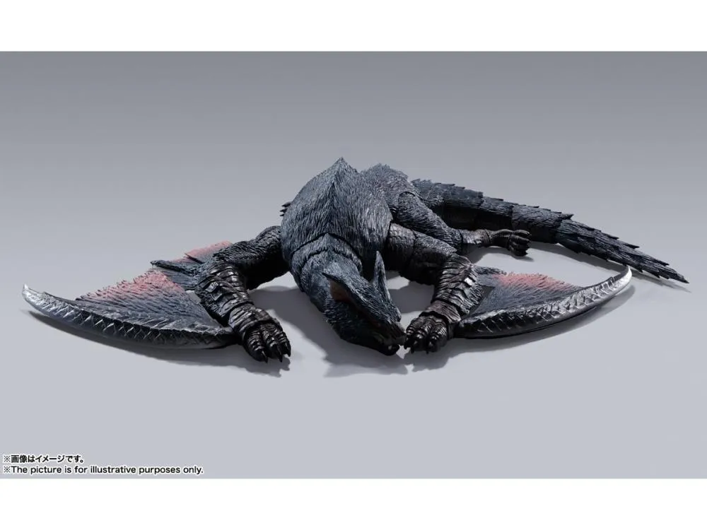 S.H. MonsterArts Monster Hunter Nargacuga Action Figure (With 1st Run Bonus)