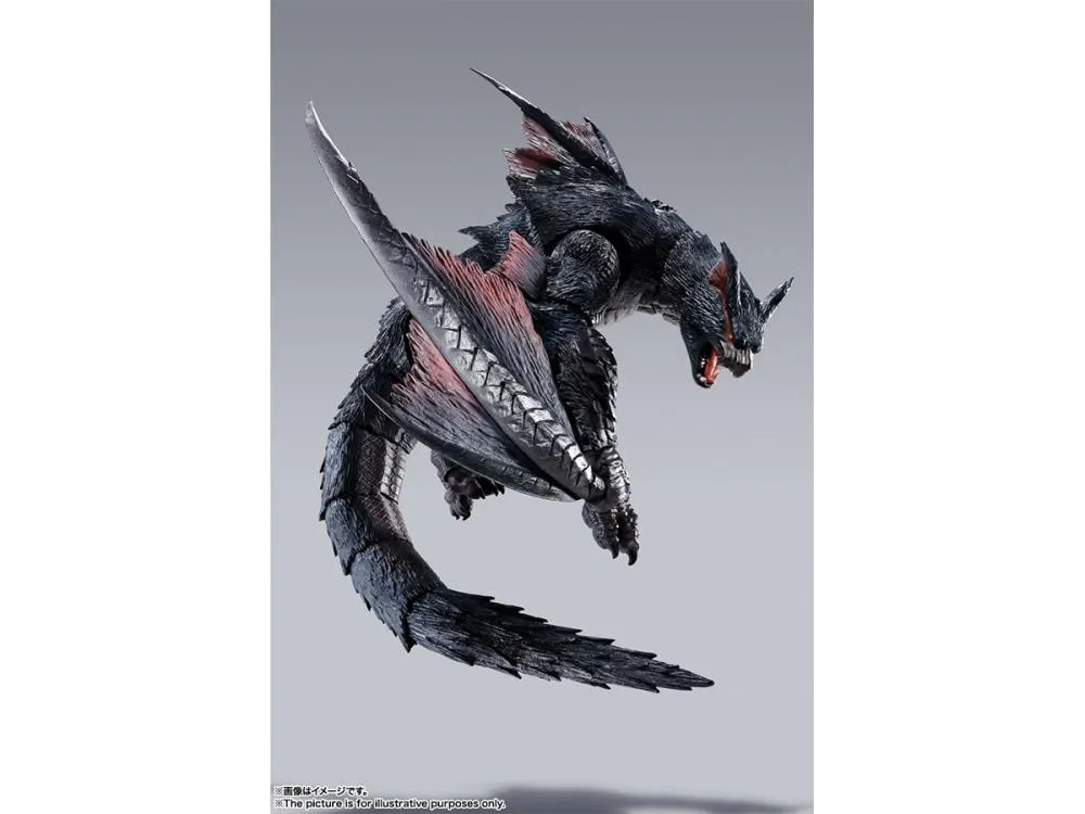 S.H. MonsterArts Monster Hunter Nargacuga Action Figure (With 1st Run Bonus)