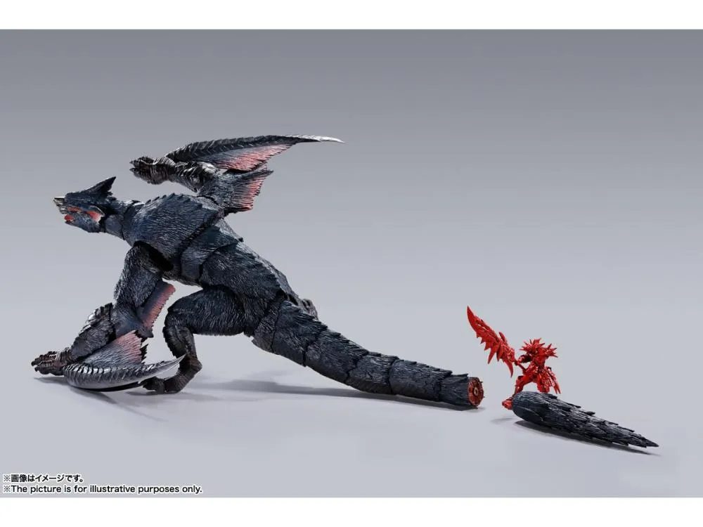 S.H. MonsterArts Monster Hunter Nargacuga Action Figure (With 1st Run Bonus)