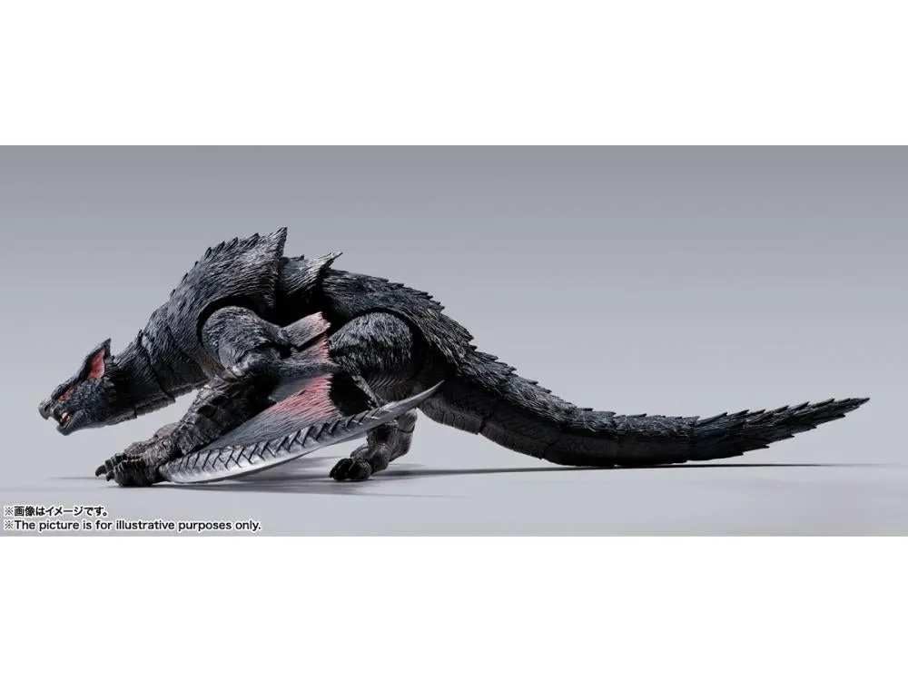S.H. MonsterArts Monster Hunter Nargacuga Action Figure (With 1st Run Bonus)