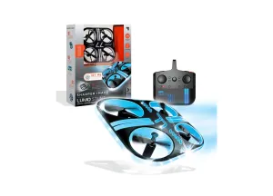 Sharper Image Lumo Stunt Remote Control Glow Drone - 2.4 GHz - Blue