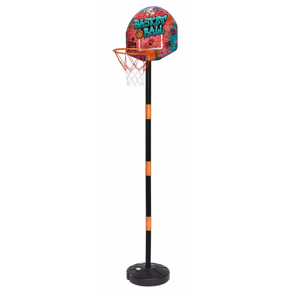 Simba Toys: Slam Dunk Basketball Hoop Play Set - Grow with Me Height-Adjustable Hoops for Ages 3 