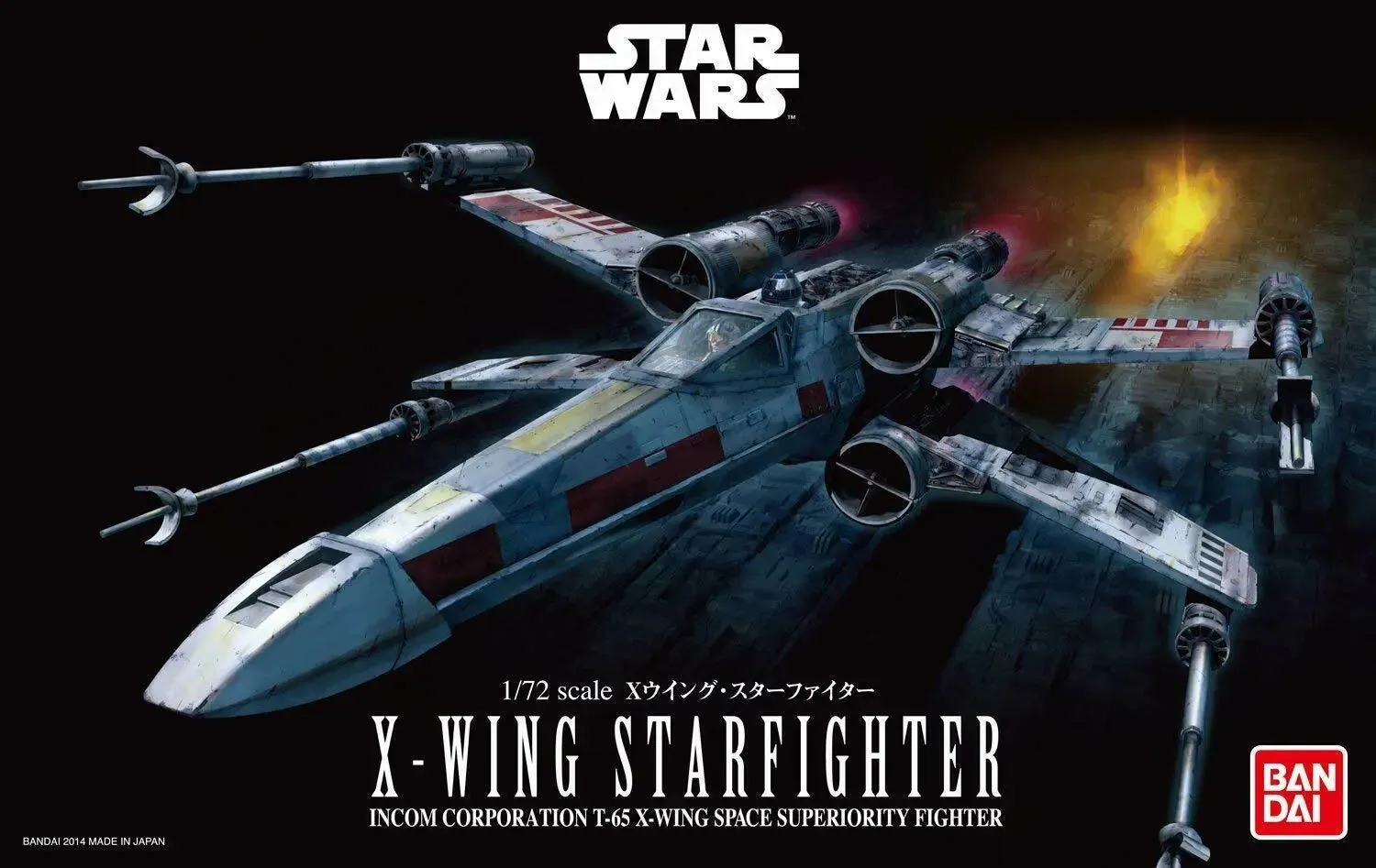 Star Wars 1/72 Scale X-Wing Starfighter Model Kit