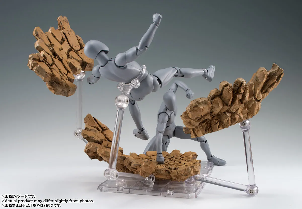 Tamashii Effect Impact Beige Version Stand Base Stage S.H Figuarts