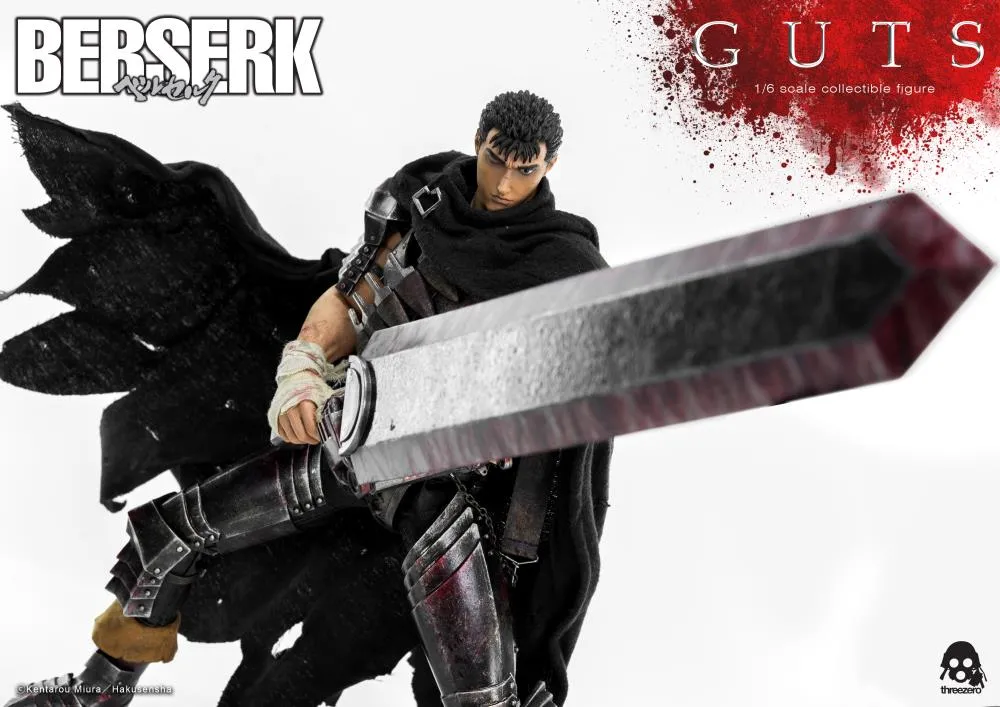 Threezero 1/6 Scale Figure - Berserk - Guts (Black Swordsman Ver.)