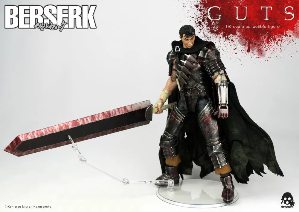 Threezero 1/6 Scale Figure - Berserk - Guts (Black Swordsman Ver.)