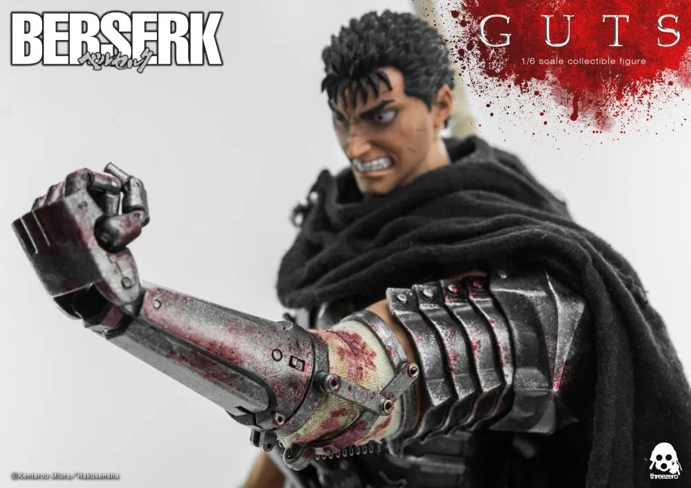 Threezero 1/6 Scale Figure - Berserk - Guts (Black Swordsman Ver.)