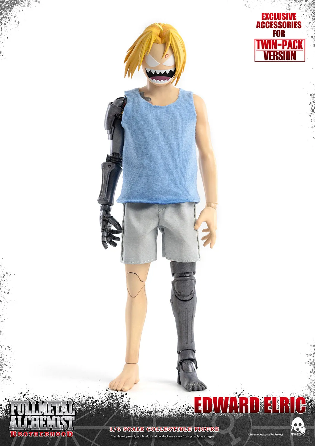 ThreeZero FigZero 1/6 Fullmetal Alchemist: Brotherhood Edward & Alphonse Elric Twin-Pack Scale Action Figure