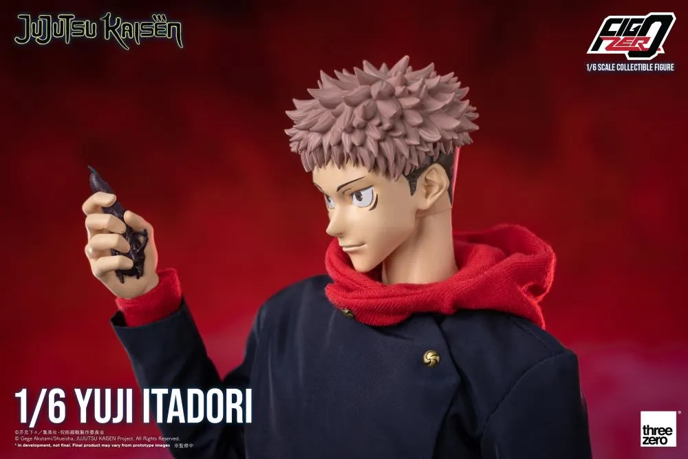 ThreeZero FigZero 1/6 Jujutsu Kaisen Yuji Itadori Scale Action Figure