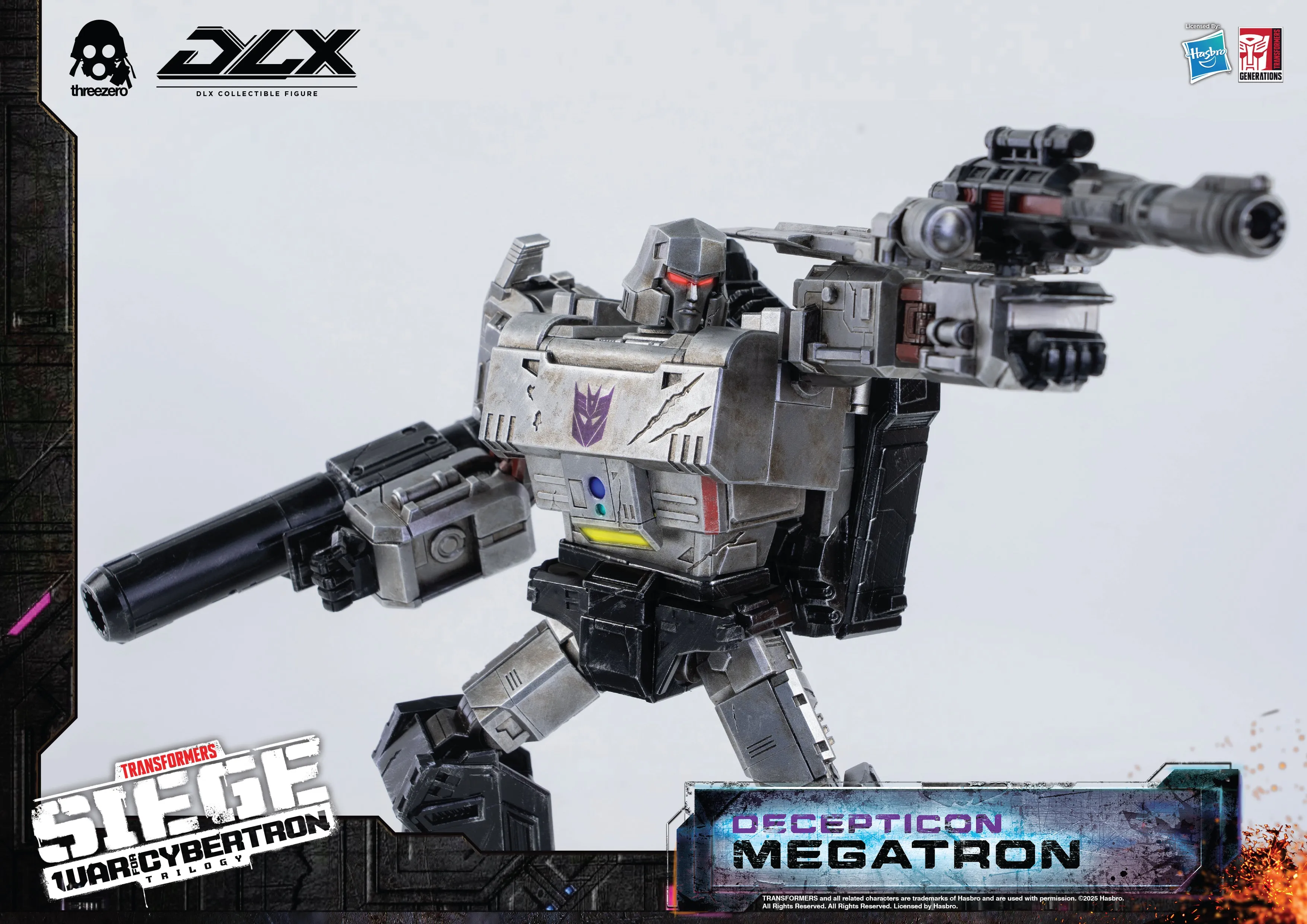 ThreeZero - Transformers: WFC Trilogy - DLX Megatron (Reissue)