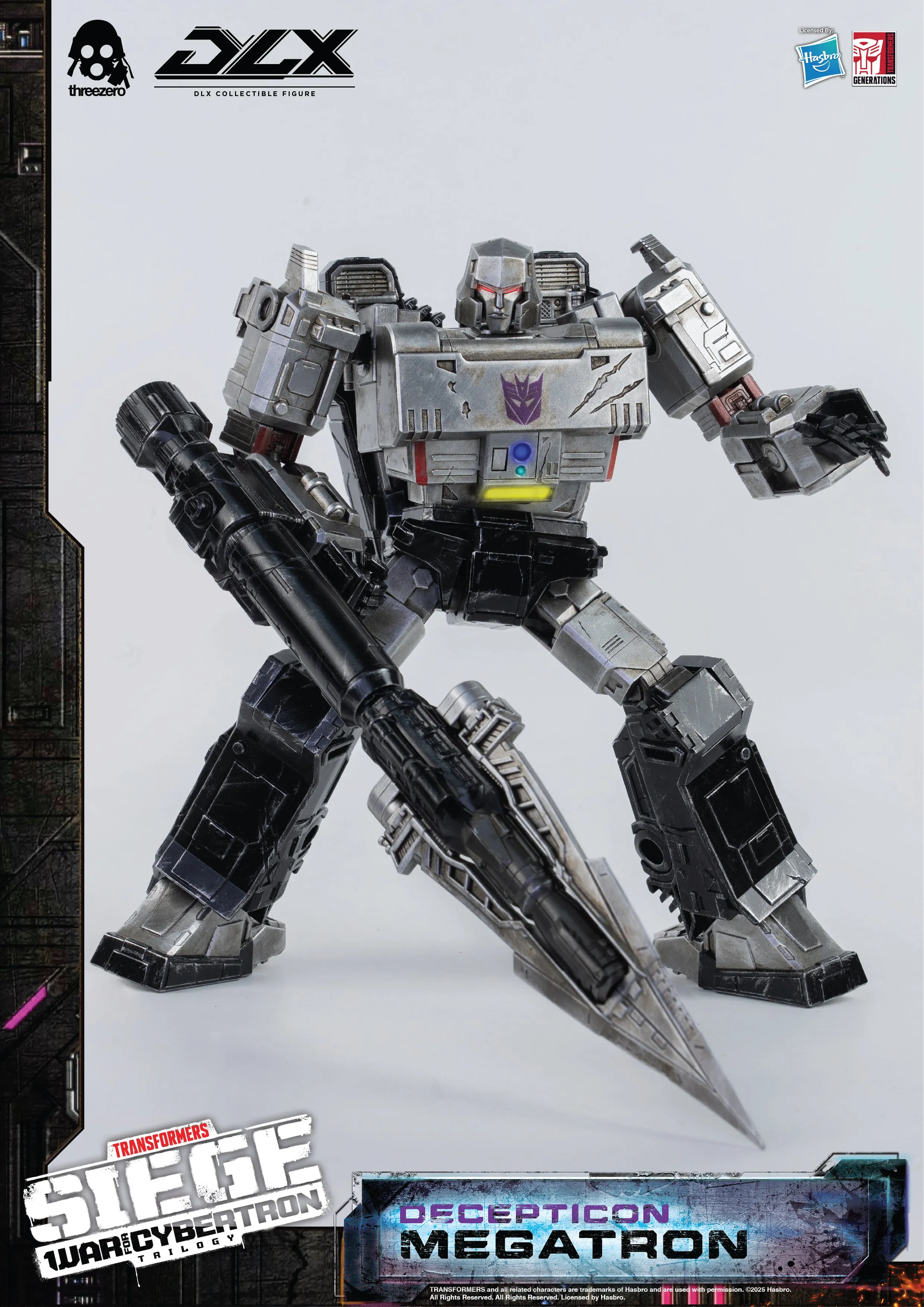ThreeZero - Transformers: WFC Trilogy - DLX Megatron (Reissue)