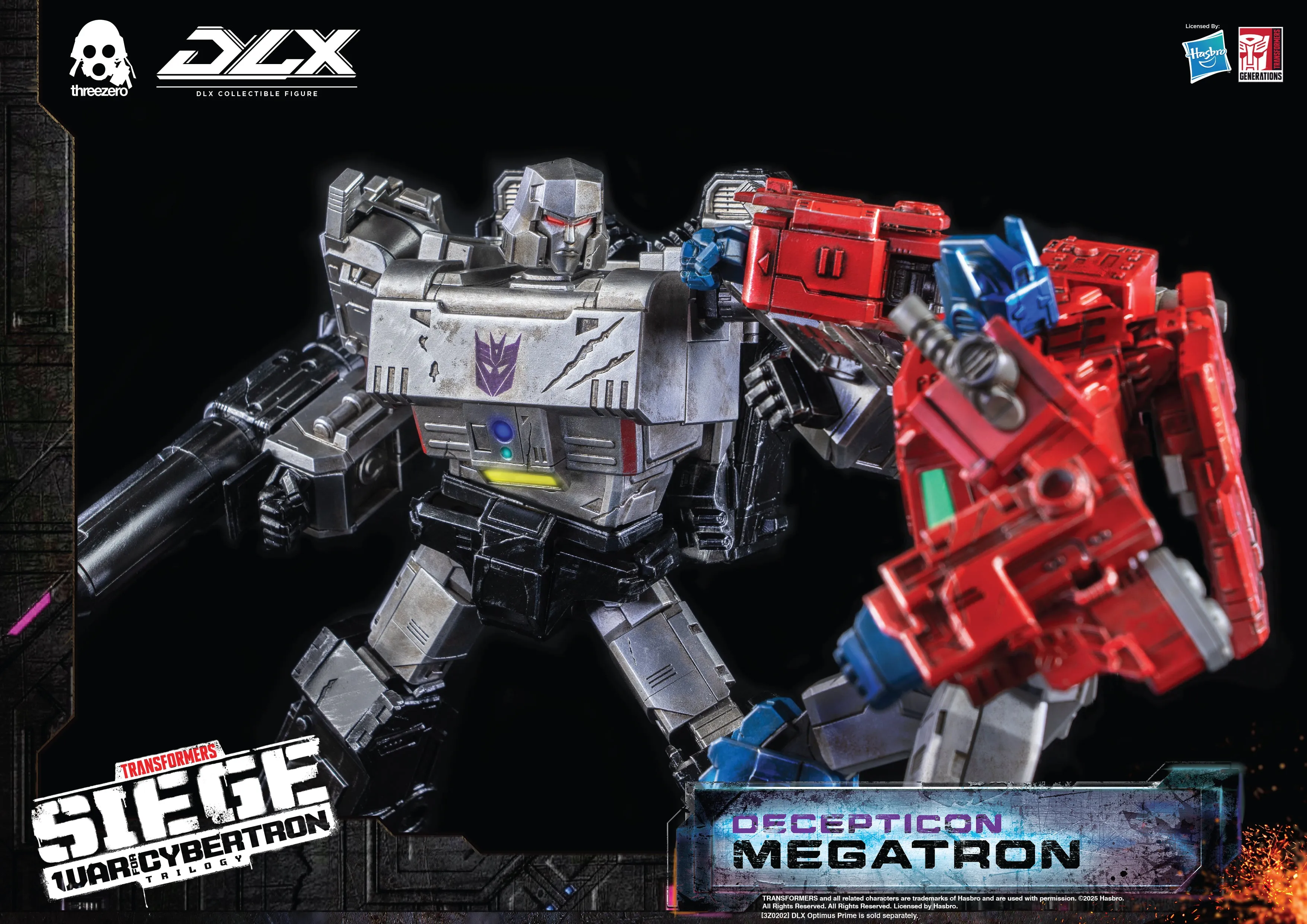 ThreeZero - Transformers: WFC Trilogy - DLX Megatron (Reissue)