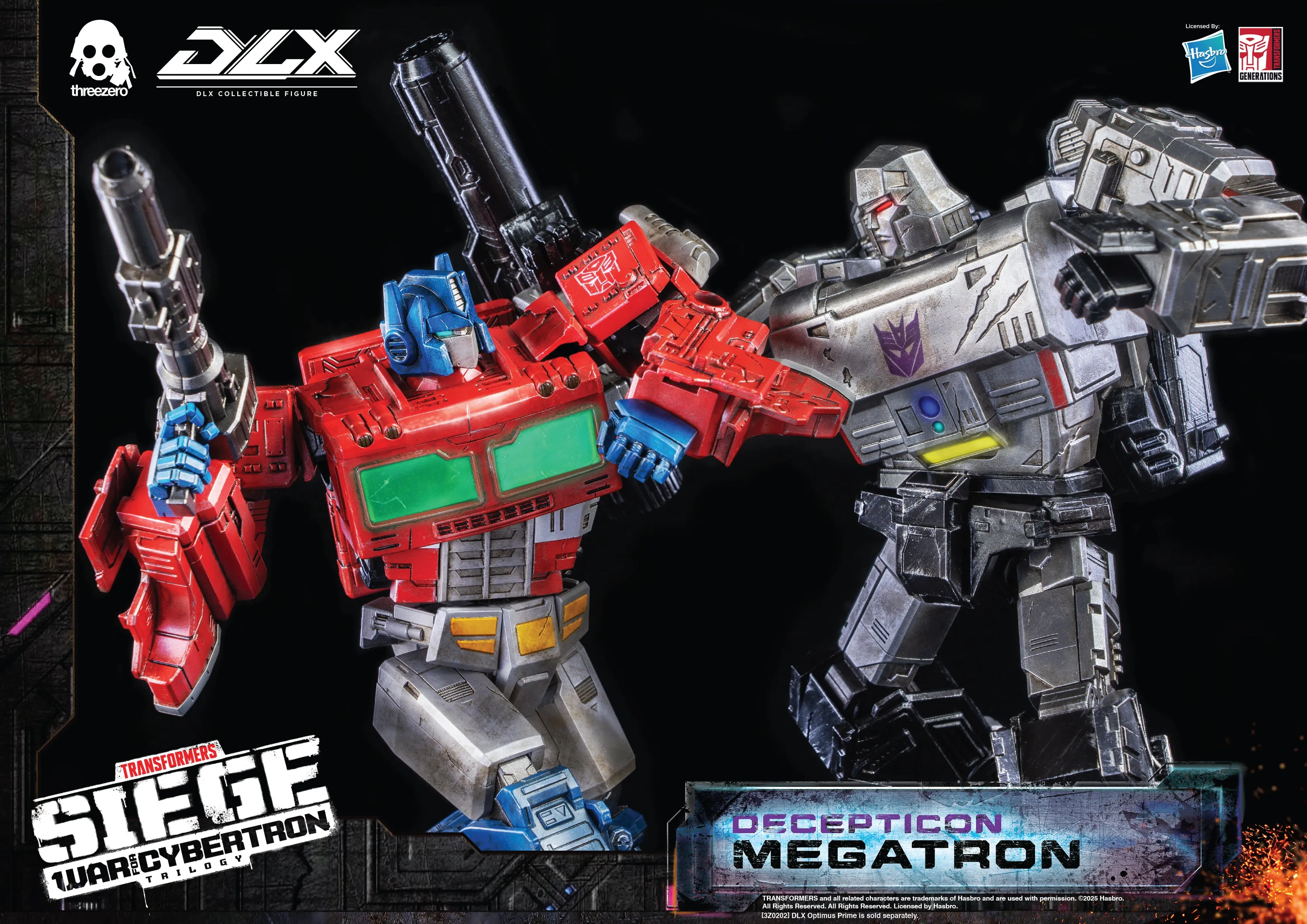 ThreeZero - Transformers: WFC Trilogy - DLX Megatron (Reissue)