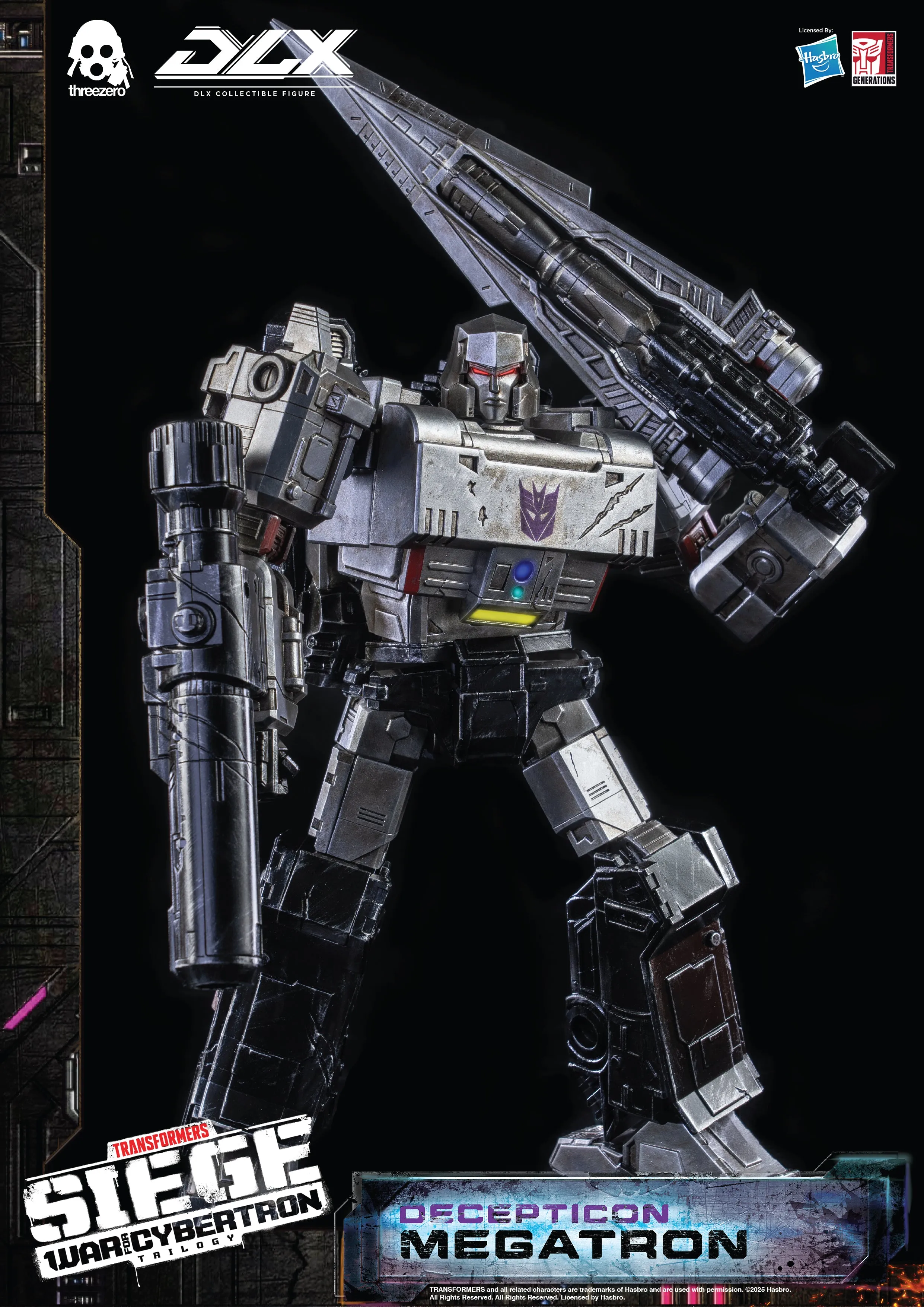 ThreeZero - Transformers: WFC Trilogy - DLX Megatron (Reissue)