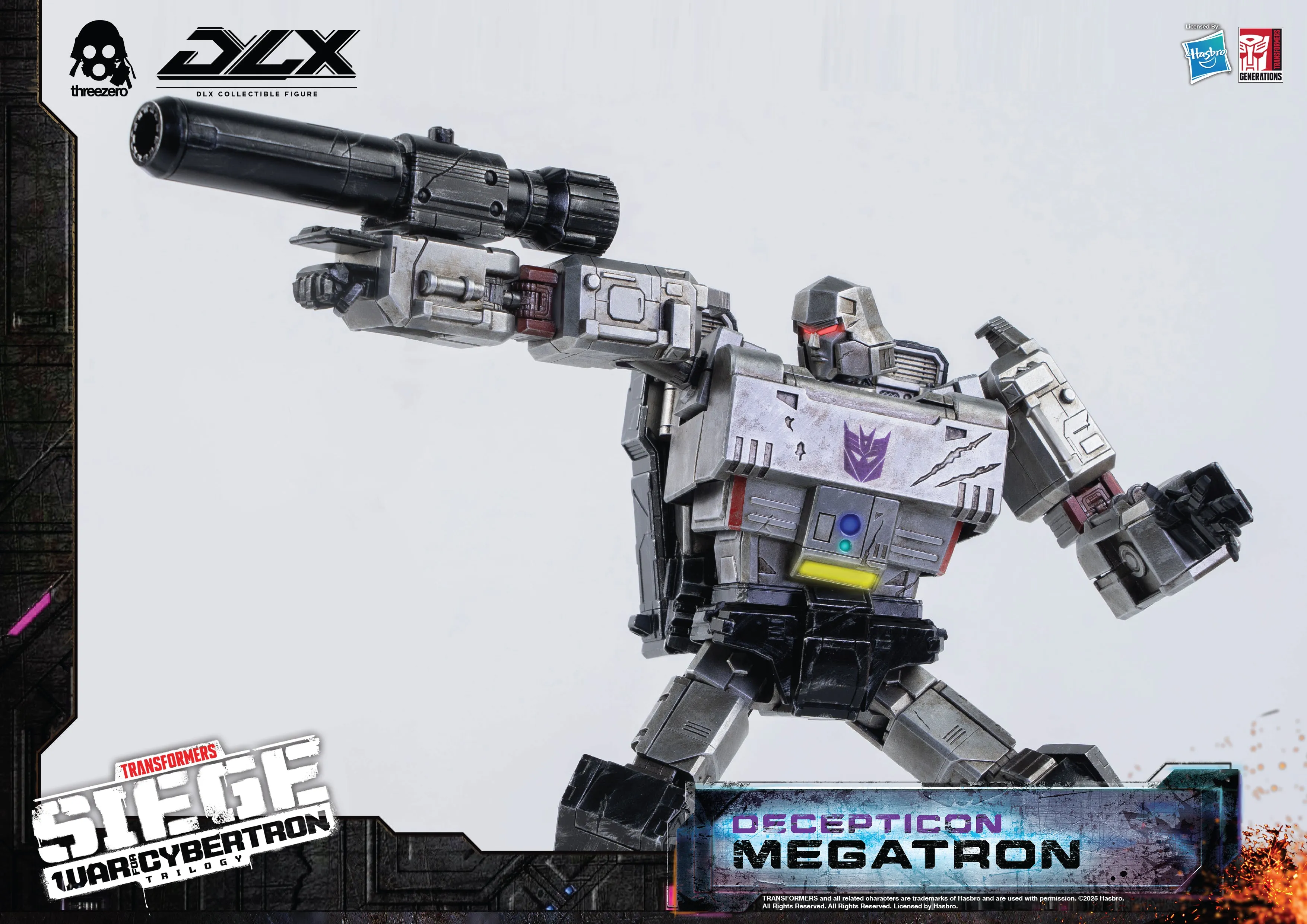 ThreeZero - Transformers: WFC Trilogy - DLX Megatron (Reissue)